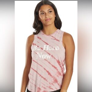 33 Pink Tie-Dye Sleeveless Tank by Spiritual Gangster